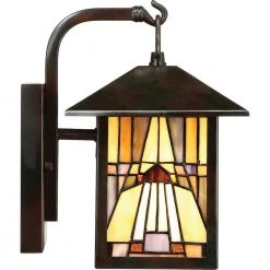 Inglenook 1-Light Valiant Bronze Outdoor Wall Lantern Sconce by Quoizel 11 Inglenook 1-Light Valiant Bronze Outdoor Wall Lantern Sconce by Quoizel -Quoizel Sales valiant bronze quoizel outdoor sconces tfik8407va 1f 1000