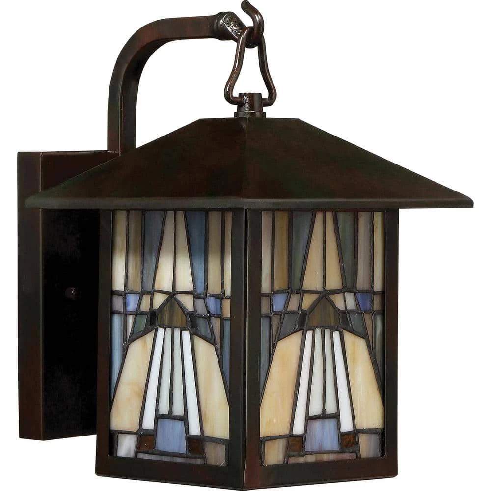 Inglenook 1-Light Valiant Bronze Outdoor Wall Lantern Sconce by Quoizel 5 Inglenook 1-Light Valiant Bronze Outdoor Wall Lantern Sconce by Quoizel - Image 3