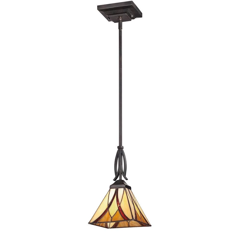 Asheville 1-Light Valiant Bronze Mini Pendant by Quoizel 3 Asheville 1-Light Valiant Bronze Mini Pendant by Quoizel
