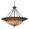 Adriana 6-Light Vintage Bronze Pendant by Quoizel -Quoizel Sales vintage bronze quoizel chandeliers tf1901vb 64 1000
