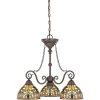 Kami 3-Light Vintage Bronze Chandelier by Quoizel -Quoizel Sales vintage bronze quoizel chandeliers tfkm5103vb 64 1000