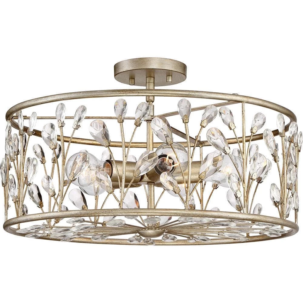 Meadow Lane 5-Light Vintage Gold Pendant by Quoizel 7 Meadow Lane 5-Light Vintage Gold Pendant by Quoizel - Image 5