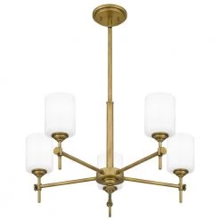 Aria 5-Light Weathered Brass Chandelier with Opal Glass by Quoizel 15 Aria 5-Light Weathered Brass Chandelier with Opal Glass by Quoizel -Quoizel Sales weathered brass quoizel chandeliers ari5026ws 1f 1000