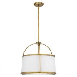 York 4-Light Weathered Brass Pendant by Quoizel -Quoizel Sales weathered brass quoizel chandeliers qp5342ws 4f 1000