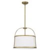 York 4-Light Weathered Brass Pendant by Quoizel -Quoizel Sales weathered brass quoizel chandeliers qp5342ws 64 1000