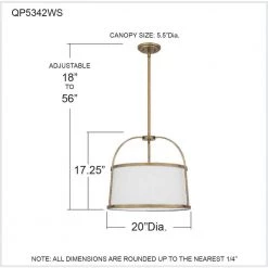 York 4-Light Weathered Brass Pendant by Quoizel -Quoizel Sales weathered brass quoizel chandeliers qp5342ws 76 1000