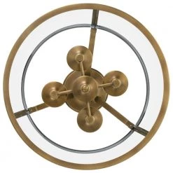 Barlow 14.5 in. 4-Light Weathered Brass Semi-Flush Mount by Quoizel -Quoizel Sales weathered brass quoizel flush mount lights baw1716ws 44 1000