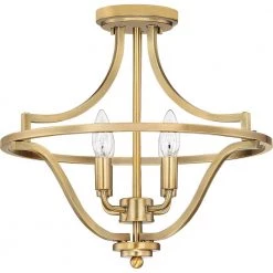 Harvel 16 in. 4-Light Weathered Brass Semi-Flush Mount by Quoizel 11 Harvel 16 in. 4-Light Weathered Brass Semi-Flush Mount by Quoizel -Quoizel Sales weathered brass quoizel flush mount lights qf5119ws c3 1000