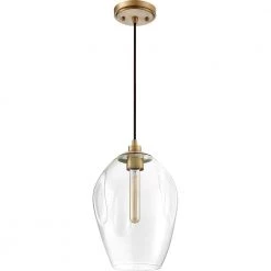 Nostalgia 1-Light Weathered Brass Mini Pendant by Quoizel -Quoizel Sales weathered brass quoizel pendant lights nga1510ws c3 1000