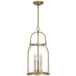 Colonel 3-Light Weathered Brass Mini Pendant by Quoizel 9 Colonel 3-Light Weathered Brass Mini Pendant by Quoizel -Quoizel Sales weathered brass quoizel pendant lights qp5194ws c3 1000
