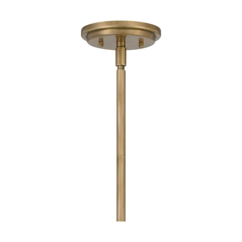 Bristol 1-Light Weathered Brass Mini Pendant by Quoizel 9 Bristol 1-Light Weathered Brass Mini Pendant by Quoizel - Image 7