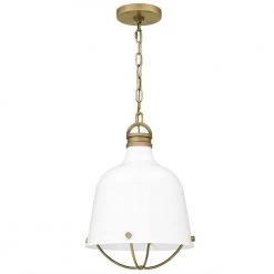 Adlington 1-Light Weathered Brass Mini Pendant with Metal Shade by Quoizel -Quoizel Sales weathered brass quoizel pendant lights qpp5345ws c3 1000