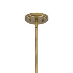 Stella 12 in. 1-Light Weathered Brass Mini Pendant by Quoizel -Quoizel Sales weathered brass quoizel pendant lights stlc1512ws 1f 1000