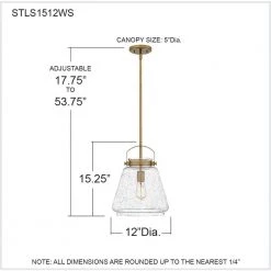 Stella 1-Light Weathered Brass Mini Pendant with Clear Seeded Glass by Quoizel 18 Stella 1-Light Weathered Brass Mini Pendant with Clear Seeded Glass by Quoizel -Quoizel Sales weathered brass quoizel pendant lights stls1512ws 76 1000