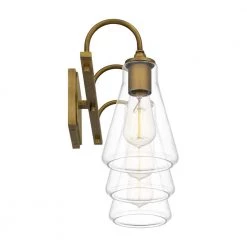 Boyton 24 in. 3-Light Weathered Brass Vanity Light by Quoizel -Quoizel Sales weathered brass quoizel vanity lighting byt8624ws 44 1000