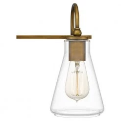 Boyton 33 in. 4-Light Weathered Brass Vanity Light by Quoizel -Quoizel Sales weathered brass quoizel vanity lighting byt8633ws fa 1000