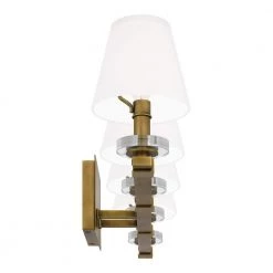 Kelsey Glen 32.25 in. 4-Light Weathered Brass Vanity Light by Quoizel -Quoizel Sales weathered brass quoizel vanity lighting kls8632ws 44 1000