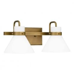 Regency 17 in. 2-Light Weathered Brass Vanity Light by Quoizel -Quoizel Sales weathered brass quoizel vanity lighting rgn8617ws 4f 1000