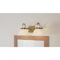 Regency 17 in. 2-Light Weathered Brass Vanity Light by Quoizel -Quoizel Sales weathered brass quoizel vanity lighting rgn8617ws c3 1000