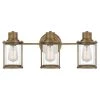 Riggs 3-Light Weathered Brass Vanity Light by Quoizel -Quoizel Sales weathered brass quoizel vanity lighting rig8622ws 64 1000