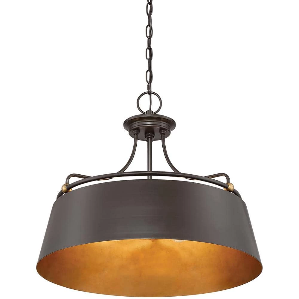 Fairview 4-Light Western Bronze Pendant by Quoizel 4 Fairview 4-Light Western Bronze Pendant by Quoizel - Image 2