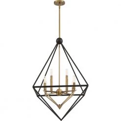 Louvre 8-Light Western Bronze Pendant by Quoizel -Quoizel Sales western bronze quoizel chandeliers lvr5208wt 4f 1000