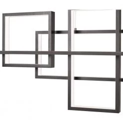 Canvas Integrated LED Western Bronze Linear Chandelier by Quoizel -Quoizel Sales western bronze quoizel chandeliers pccv157wt 1f 1000