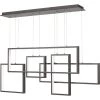 Canvas Integrated LED Western Bronze Linear Chandelier by Quoizel -Quoizel Sales western bronze quoizel chandeliers pccv157wt 64 1000