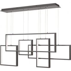 Canvas Integrated LED Western Bronze Linear Chandelier by Quoizel