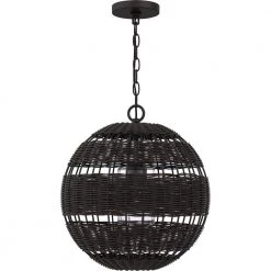 Lindendale 1-Light Western Bronze Globe Pendant by Quoizel -Quoizel Sales western bronze quoizel chandeliers qp5571wt 4f 1000