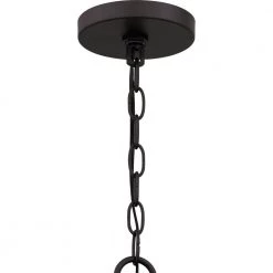Lindendale 1-Light Western Bronze Globe Pendant by Quoizel -Quoizel Sales western bronze quoizel chandeliers qp5571wt fa 1000