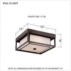 Powell 3-Light Western Bronze Flush Mount with White Art Glass by Quoizel 9 Powell 3-Light Western Bronze Flush Mount with White Art Glass by Quoizel -Quoizel Sales western bronze quoizel flush mount lights pwl1313wt 1f 1000