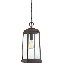 Ravenel 1-Light Bronze Outdoor Pendant Light by Quoizel