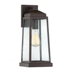 Ravenel 1-Light Bronze Outdoor Wall Lantern Sconce by Quoizel
