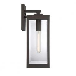 Westover 1-Light Western Bronze Outdoor Wall Lantern Sconce by Quoizel -Quoizel Sales western bronze quoizel outdoor sconces wvr8406wt 1f 1000