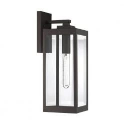 Westover 1-Light Western Bronze Outdoor Wall Lantern Sconce by Quoizel -Quoizel Sales western bronze quoizel outdoor sconces wvr8406wt c3 1000