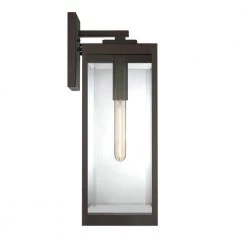 Westover 1-Light Western Bronze Outdoor Wall Lantern Sconce by Quoizel -Quoizel Sales western bronze quoizel outdoor sconces wvr8407wt 1f 1000