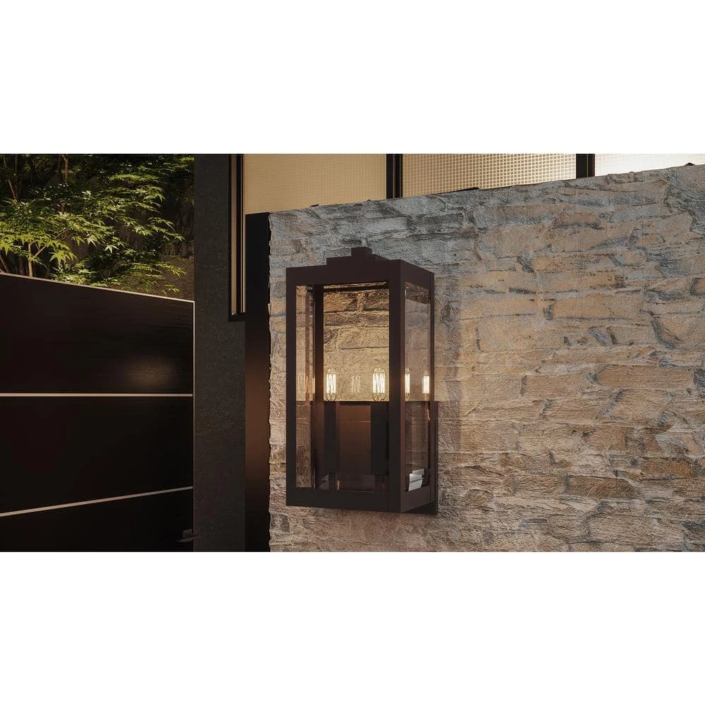 Westover 2-Light Western Bronze Outdoor Wall Lantern Sconce by Quoizel 5 Westover 2-Light Western Bronze Outdoor Wall Lantern Sconce by Quoizel - Image 3