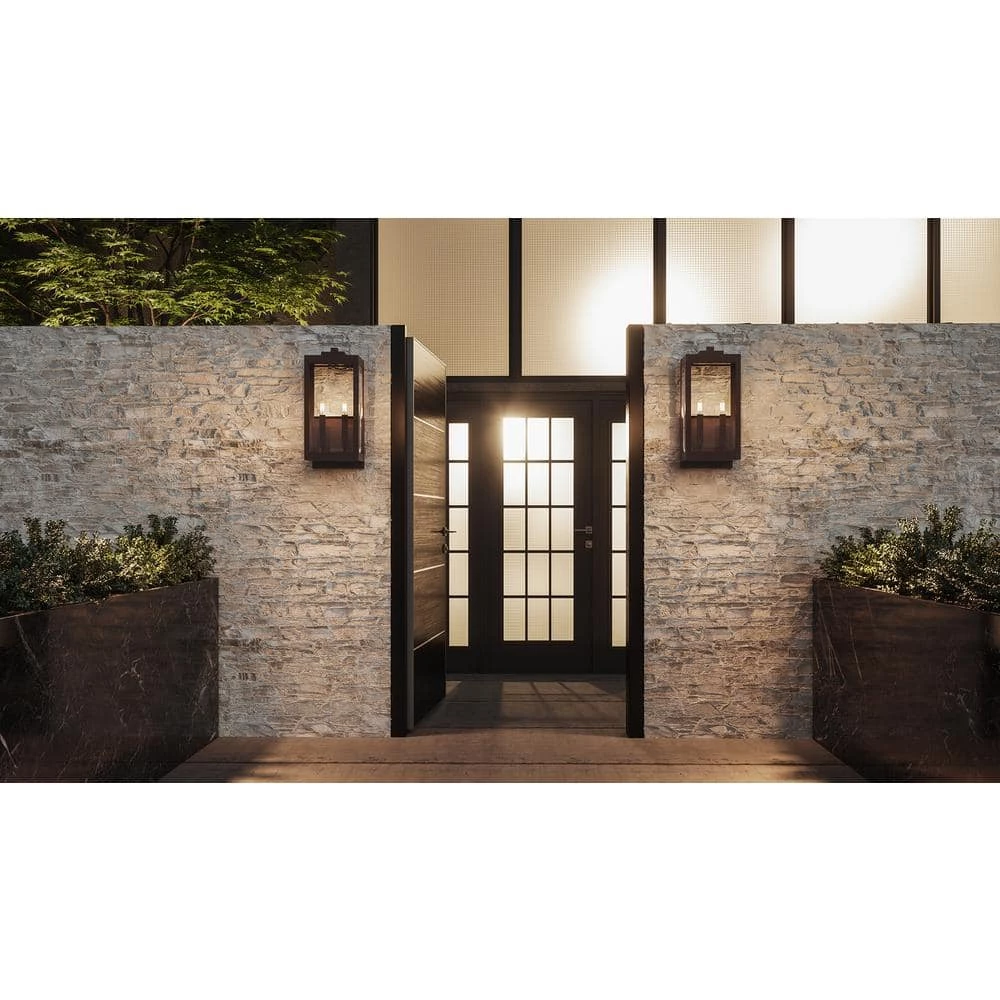 Westover 2-Light Western Bronze Outdoor Wall Lantern Sconce by Quoizel 4 Westover 2-Light Western Bronze Outdoor Wall Lantern Sconce by Quoizel - Image 2