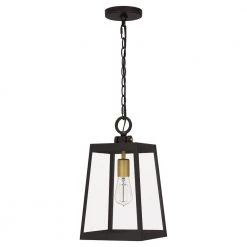 Amberly Grove 1-Light Western Bronze Mini Pendant by Quoizel -Quoizel Sales western bronze quoizel pendant lights ambl1508wt 4f 1000