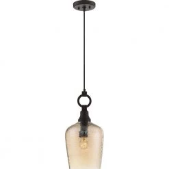 Kendrick 9.25 in. 1-Light Western Bronze Mini Pendant by Quoizel 9 Kendrick 9.25 in. 1-Light Western Bronze Mini Pendant by Quoizel -Quoizel Sales western bronze quoizel pendant lights ckkd1509wt 40 1000