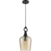 Kendrick 9.25 in. 1-Light Western Bronze Mini Pendant by Quoizel -Quoizel Sales western bronze quoizel pendant lights ckkd1509wt 64 1000