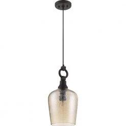 Kendrick 9.25 in. 1-Light Western Bronze Mini Pendant by Quoizel 10 Kendrick 9.25 in. 1-Light Western Bronze Mini Pendant by Quoizel -Quoizel Sales western bronze quoizel pendant lights ckkd1509wt c3 1000