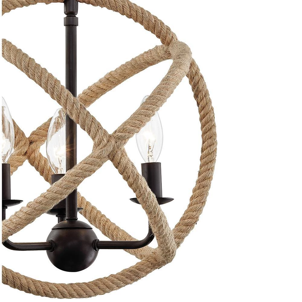 Steerage 3-Light Western Bronze Mini Pendant by Quoizel 7 Steerage 3-Light Western Bronze Mini Pendant by Quoizel - Image 5