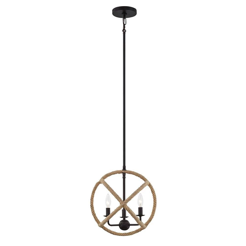 Steerage 3-Light Western Bronze Mini Pendant by Quoizel 6 Steerage 3-Light Western Bronze Mini Pendant by Quoizel - Image 4