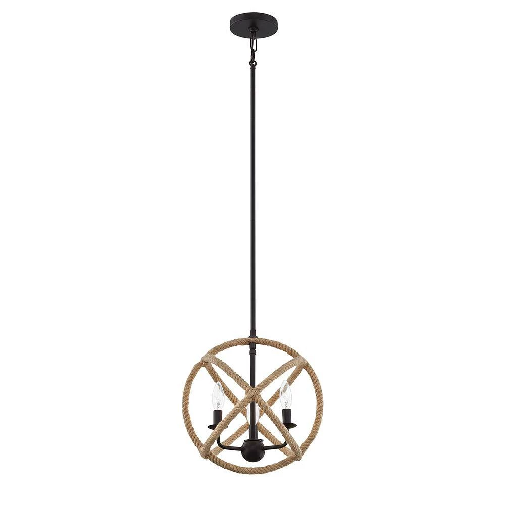 Steerage 3-Light Western Bronze Mini Pendant by Quoizel 5 Steerage 3-Light Western Bronze Mini Pendant by Quoizel - Image 3