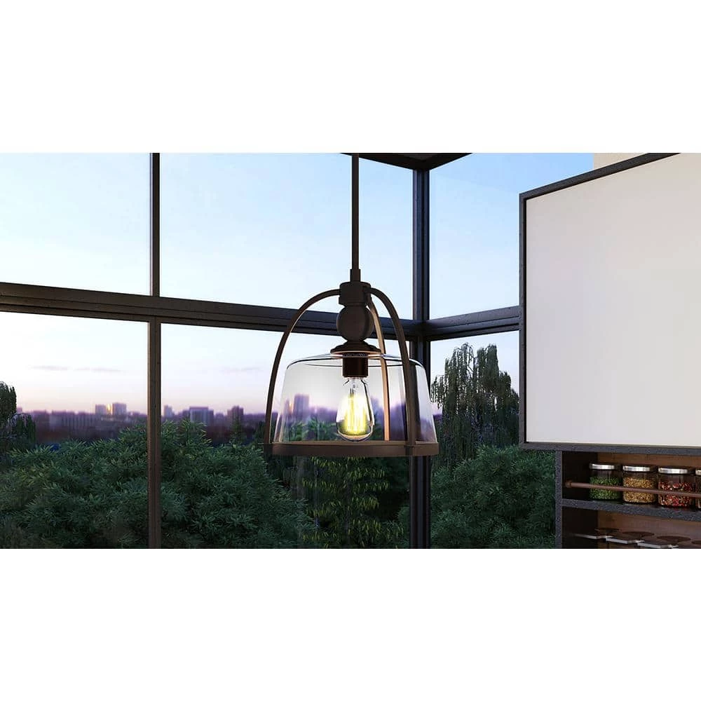 Ridley 1-Light Western Bronze Mini Pendant by Quoizel 7 Ridley 1-Light Western Bronze Mini Pendant by Quoizel - Image 5