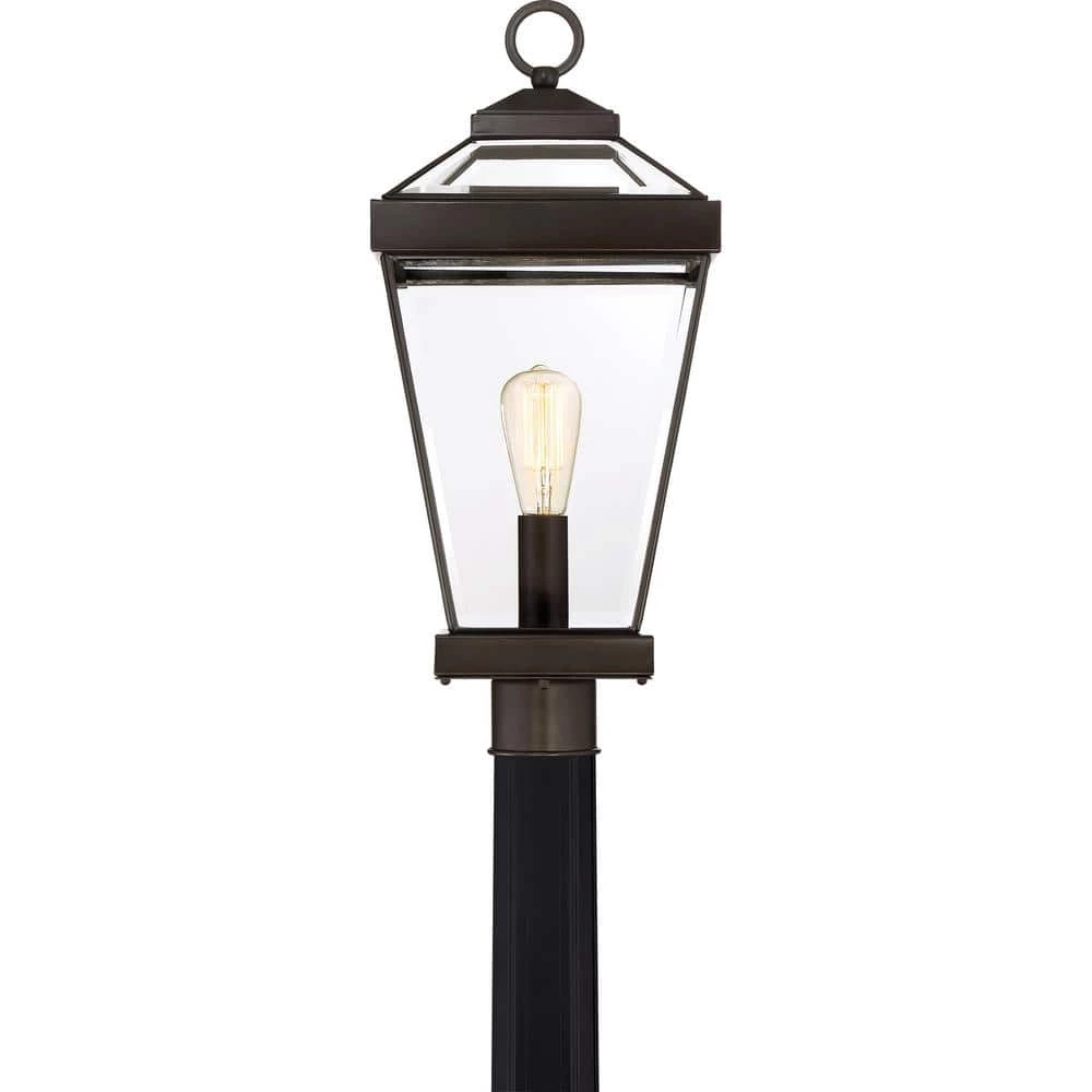 Ravine 1-Light Western Bronze Outdoor Post Lantern by Quoizel 7 Ravine 1-Light Western Bronze Outdoor Post Lantern by Quoizel - Image 5