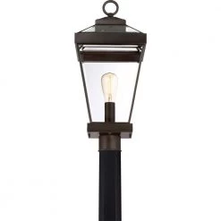 Ravine 1-Light Western Bronze Outdoor Post Lantern by Quoizel 13 Ravine 1-Light Western Bronze Outdoor Post Lantern by Quoizel -Quoizel Sales western bronze quoizel post light sets rav9010wt 44 1000