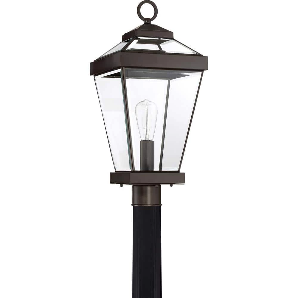 Ravine 1-Light Western Bronze Outdoor Post Lantern by Quoizel 5 Ravine 1-Light Western Bronze Outdoor Post Lantern by Quoizel - Image 3